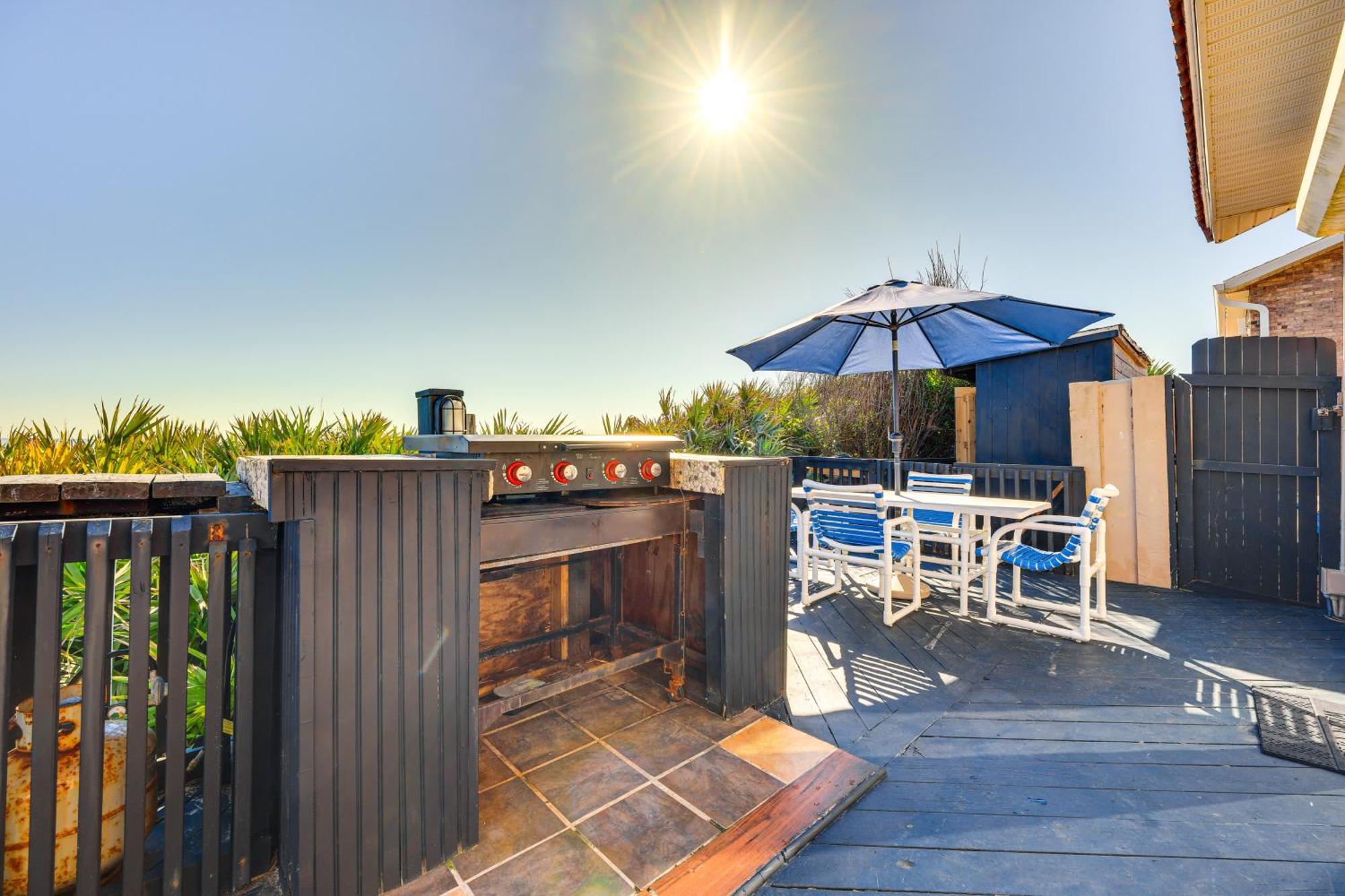 Oceanfront Oasis In Flagler Beach With Deck And Views! 外观 照片