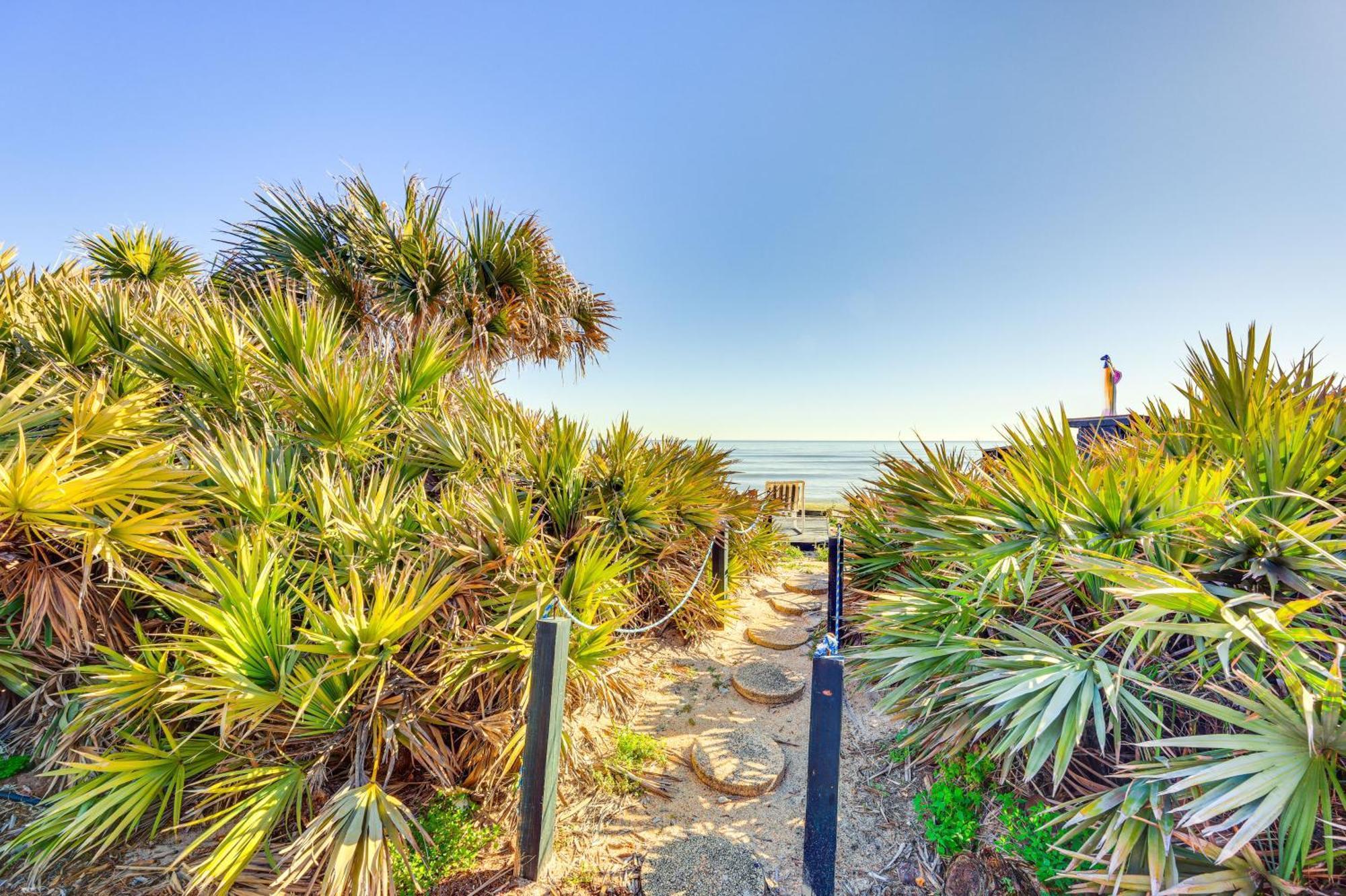 Oceanfront Oasis In Flagler Beach With Deck And Views! 外观 照片