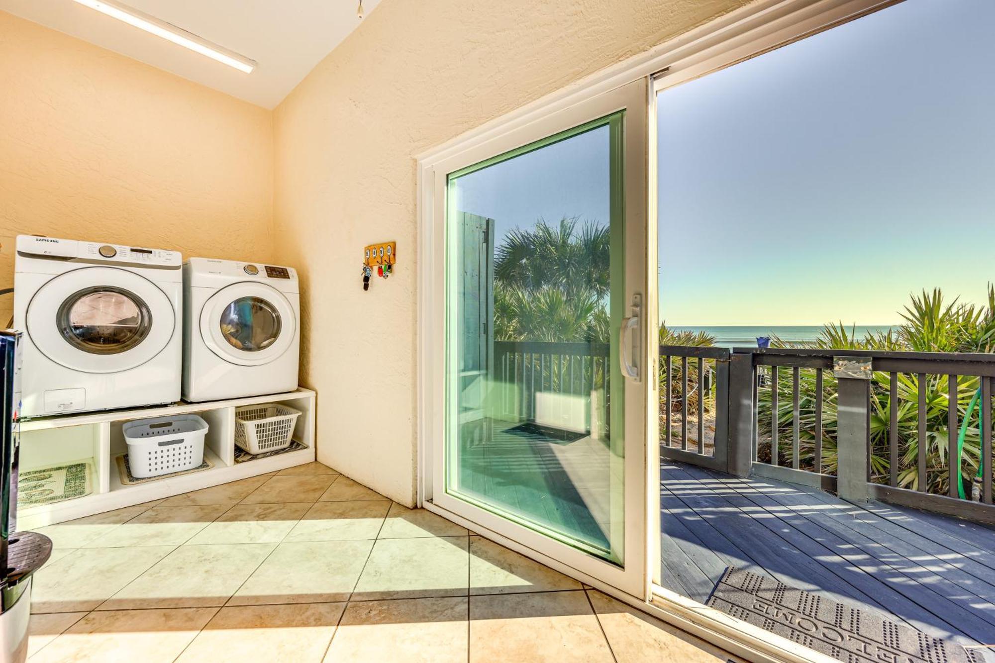 Oceanfront Oasis In Flagler Beach With Deck And Views! 外观 照片